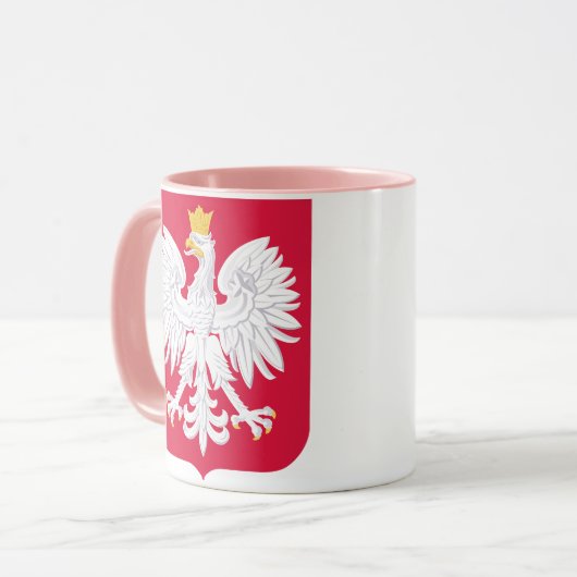 Pools Embleem - Polen Schild - Polska Herb Polski Mok (Voorkant links)