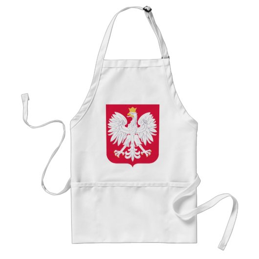 Pools Embleem - Polen Schild - Polska Herb Polski Standaard Schort (Voorkant)