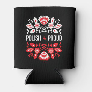 Pools en bloemenbloemen Polen Polska Blikjeskoeler