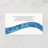 Pools en spa's visitekaartje (Achterkant)