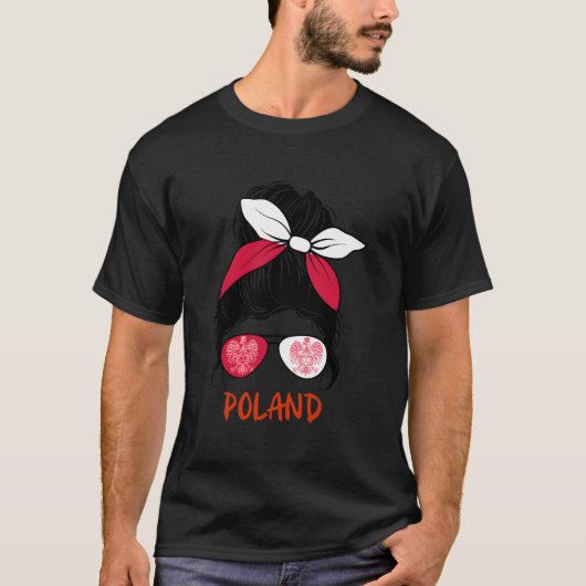 Pools erfgoed Polen Poolse vlag T-shirt (Voorkant)