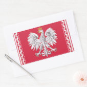 Pools erfgoed rechthoekige sticker (Envelop)