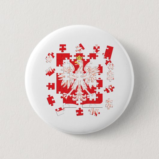 Pools erfgoedpuzzle ronde button 5,7 cm (Voorkant)