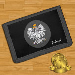 Pools Flag & Eagle, Polen mode vakantie / sport Drievoud Portemonnee<br><div class="desc">PORTEMONNEE'S: Polen & Eagle,  mode van de Poolse vlag - hou van mijn land,  reizen,  vakantiegiften,  nationale patriotten / sportfans</div>