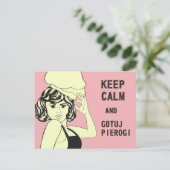 Pools Funny Gezegde Pierogi Briefkaart (Staand voorkant)