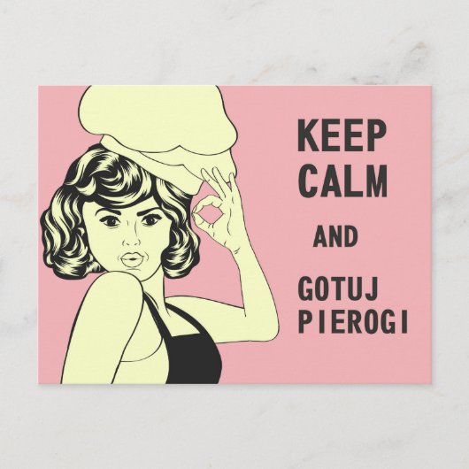 Pools Funny Gezegde Pierogi Briefkaart (Voorkant)