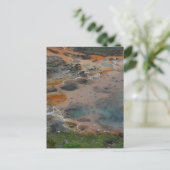 Pools geelsteen — Hydrothermische kleuren Artieste Briefkaart (Staand voorkant)