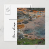 Pools geelsteen — Hydrothermische kleuren Artieste Briefkaart (Voorkant / Achterkant)