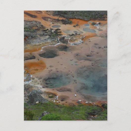 Pools geelsteen — Hydrothermische kleuren Artieste Briefkaart (Voorkant)