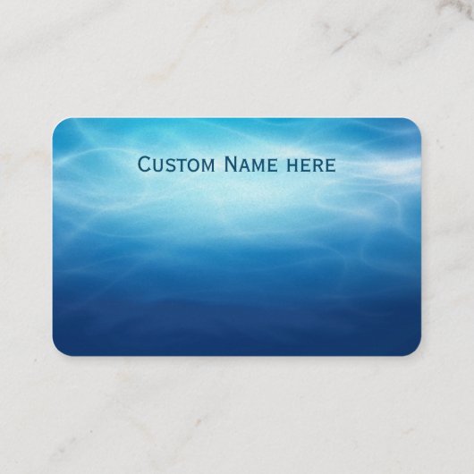 Pools hottubs Aangepast Visitekaartje (Achterkant)