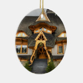 Pools huis van Wooden in Zakopane Keramisch Ornament (Rechts)