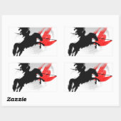 Pools Hussar - Husaria, Polska Rechthoekige Sticker (Vel)