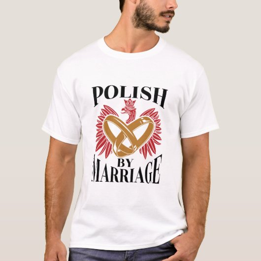 Pools huwelijk Poolse vrouw T-shirt (Voorkant)