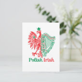 Pools Iers Briefkaart (Staand voorkant)