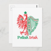 Pools Iers Briefkaart (Voorkant / Achterkant)