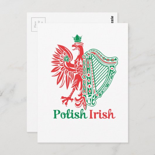 Pools Iers Briefkaart (Voorkant / Achterkant)