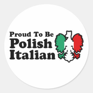 Pools Italiaans Ronde Sticker