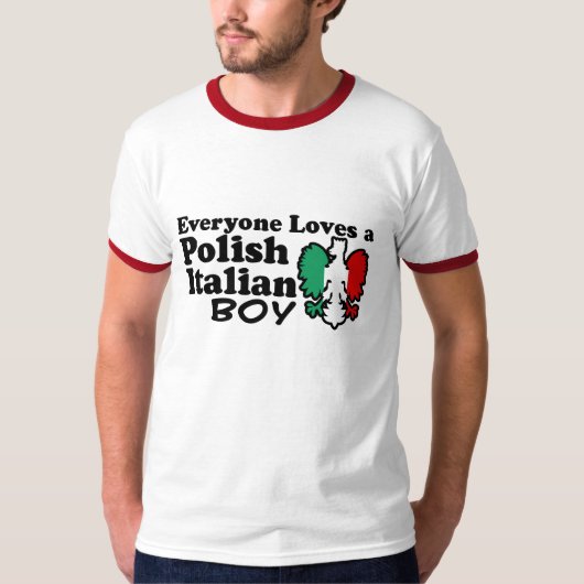 Pools Italiaans T-shirt (Voorkant)
