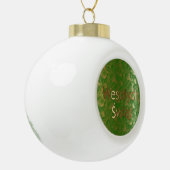 Pools kerstpleister voor keramisch plein keramische bal ornament (Links)