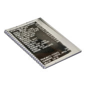 Pools Litouws menu Oude School Recipbook Notitieboek (Rechterzijde)