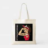 Pools meisje onbreekbaar erfgoed met vlag Gift Tote Bag (Achterkant)