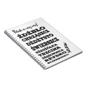 Pools Notitieboek (Rechterzijde)