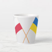 Pools-Oekraïens bekertoernooi Latte Mok (Voorkant)