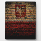 Pools ontwerp van de vlag Brick-muur Fotoplaat (Voorkant)