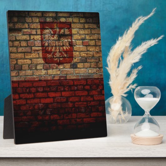 Pools ontwerp van de vlag Brick-muur Fotoplaat (Zijkant)