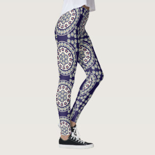 Pools ontwerp van traditioneel aardewerk leggings