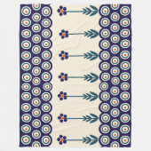 Pools ontwerp van traditionele keramiek fleece deken (Voorkant)
