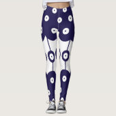 Pools ontwerp van traditionele keramiek leggings (Voorkant)