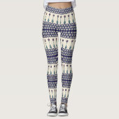 Pools ontwerp van traditionele keramiek leggings (Voorkant)