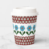 Pools ontwerp van traditionele keramiek. papieren bekers (Achterkant)