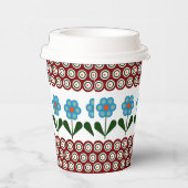 Pools ontwerp van traditionele keramiek. papieren bekers (Rechts)