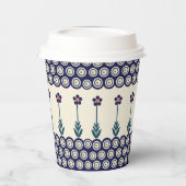 Pools ontwerp van traditionele keramiek. papieren bekers (Links)