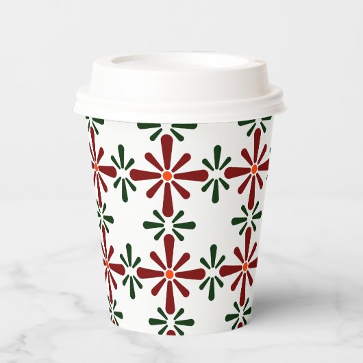 Pools ontwerp van traditionele keramiek. papieren bekers (Voorkant)