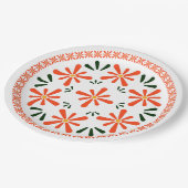 Pools ontwerp van traditionele keramiek. papieren bordje (Gekanteld)