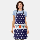 Pools ontwerp van traditionele keramiek schort (Gedragen)
