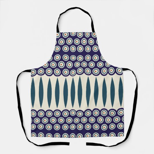 Pools ontwerp van traditionele keramiek schort (Voorkant)