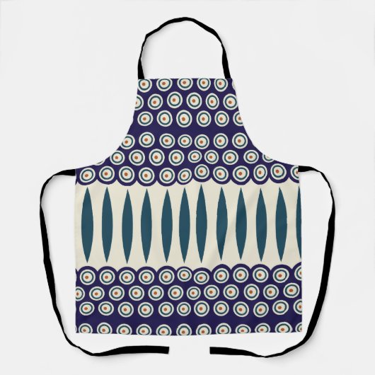 Pools ontwerp van traditionele keramiek schort (Voorkant)