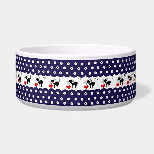 Pools ontwerp van traditionele keramiek voerbakje (Voorkant)