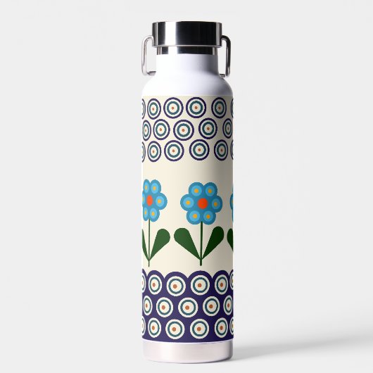 Pools ontwerp van traditionele keramiek waterfles (Voorkant)
