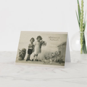  Pools paasWenskaart Feestdagen Kaart