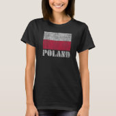 Pools Polen Vlag  land Mannen Vrouwen Kinderen T-shirt (Voorkant)