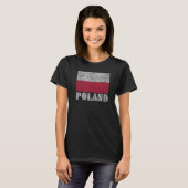 Pools Polen Vlag  land Mannen Vrouwen Kinderen T-shirt (Voorkant volledig)