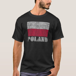 Pools Polen Vlag land Mannen Vrouwen Kinderen T-shirt