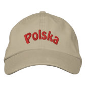 Pools Polska Embroided Baseball Pet (Voorkant)
