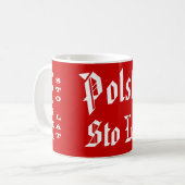 Pools Polska Sto Lat Koffiemok (Voorkant links)