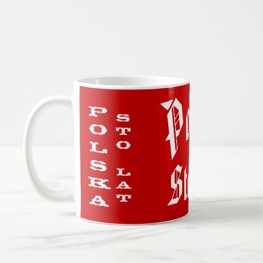 Pools Polska Sto Lat Koffiemok (Links)